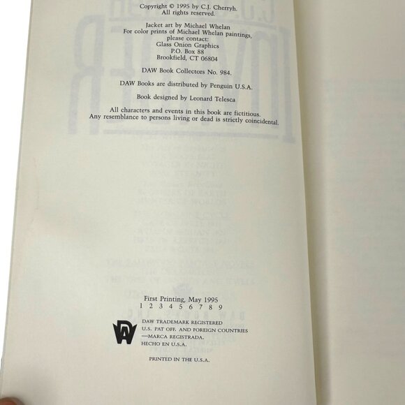 C.J. Cherryh Invader Foreigner 2 First Edition 1st Print 1995 Hardcover Sci-Fi N - Picture 5 of 9